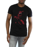 Black - Side - Spider-Man Mens Shadow Cotton T-Shirt