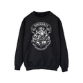 Black - Front - Harry Potter Boys Hogwarts Crest Cotton Sweatshirt