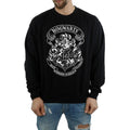 Black - Front - Harry Potter Mens Hogwarts Crest Cotton Sweatshirt