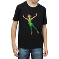 Black - Side - Peter Pan Boys Classic Flying Cotton T-Shirt