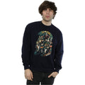 Navy Blue - Back - Avengers Infinity War Mens Team Cotton Sweatshirt