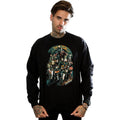 Black - Back - Avengers Infinity War Mens Team Cotton Sweatshirt