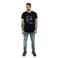 Black - Side - Thor: Ragnarok Mens Hulk Split Face Cotton T-Shirt