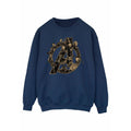 Navy Blue - Front - Avengers Infinity War Mens Logo Sweatshirt
