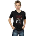 Black - Back - AC-DC Boys Highway To Hell Cotton T-Shirt