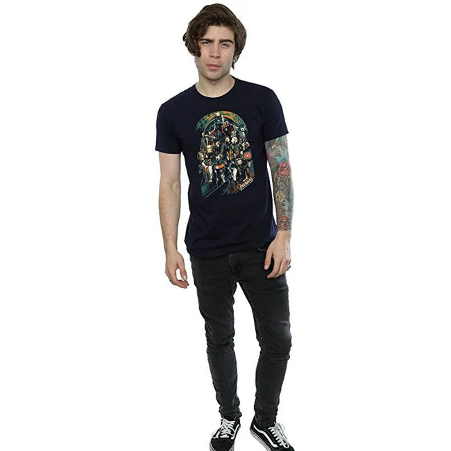 Navy Blue - Side - Avengers Infinity War Mens Characters Cotton T-Shirt