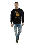 Black - Close up - Bambi Mens Classic Cotton Sweatshirt
