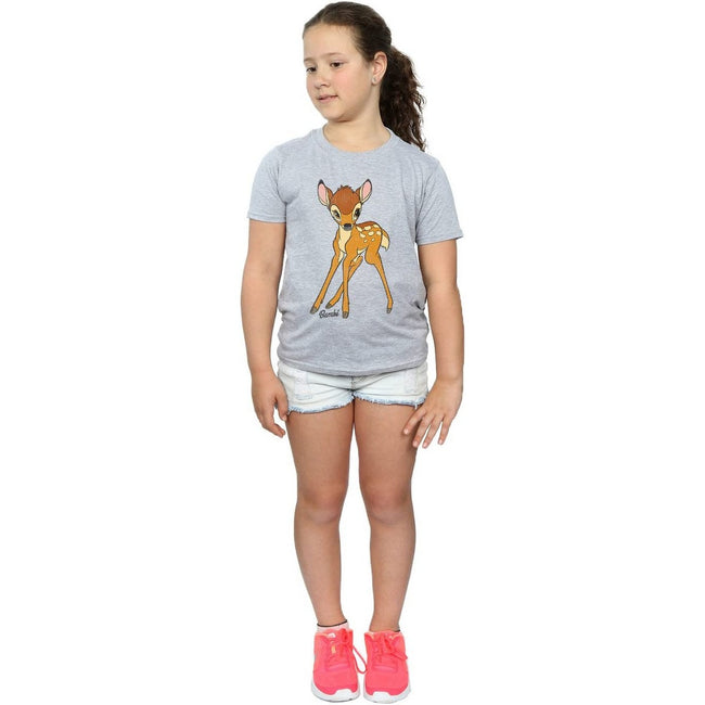 Sports Grey - Side - Bambi Girls Classic T-Shirt