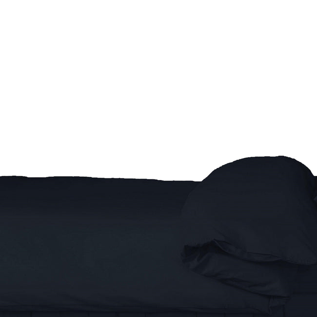 Navy - Back - Belledorm 200 Thread Count Egyptian Blend Duvet