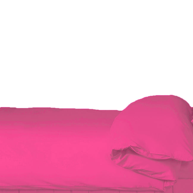 Cerise Pink - Side - Belledorm 200 Thread Count Egyptian Blend Duvet