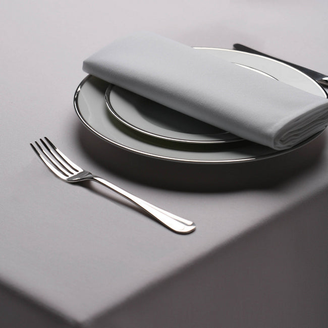 Medrite Gray - Front - Belledorm Amalfi Rectangular Table Cloth