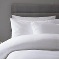 White - Back - Belledorm Waffle Weave Cotton Cover Set