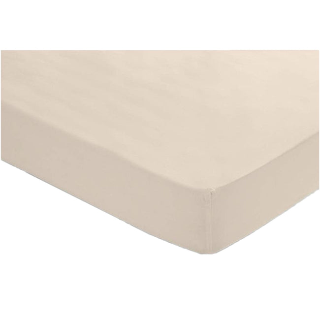 Papyrus - Front - Belledorm 200 Thread Count Egyptian Cotton Fitted Sheet