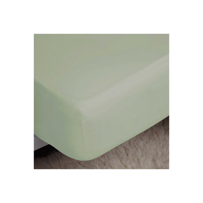 Thyme - Back - Belledorm 200 Thread Count Egyptian Cotton Fitted Sheet