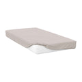 Oyster - Front - Belledorm 200 Thread Count Egyptian Cotton Deep Fitted Sheet