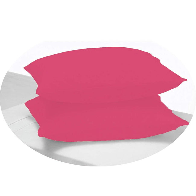 Cerise Pink - Front - Belledorm 200 Thread Count Egyptian Cotton Oxford Pillowcase