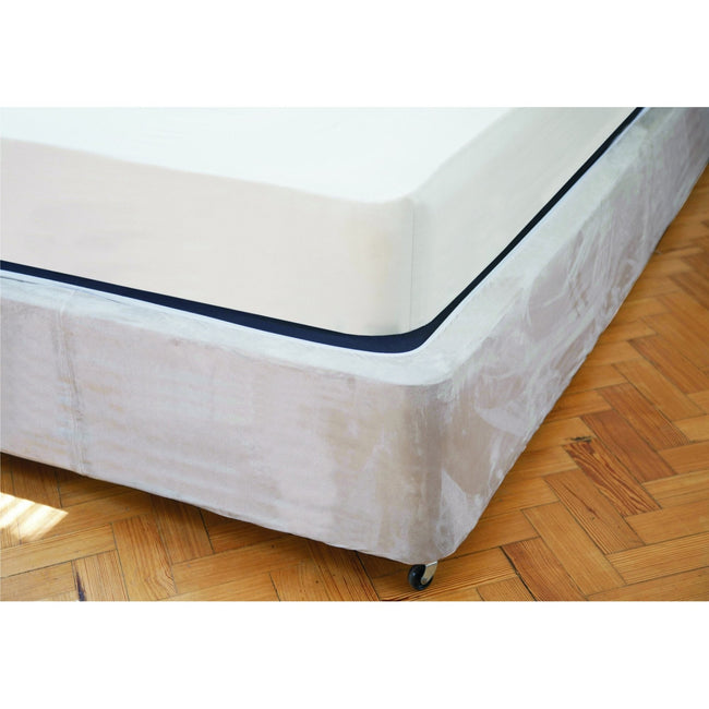 Linen - Back - Belledorm Faux Suede Divan Base Wrap (19in)