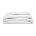 White - Front - Belledorm 540 Thread Count Satin Stripe Duvet Set