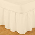 Ivory - Back - Belledorm Easy Fit Frilled Platform Valance