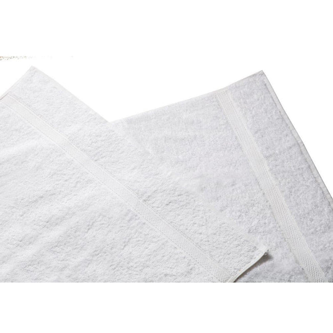 White - Front - Belledorm Hotel Madison Face Cloth