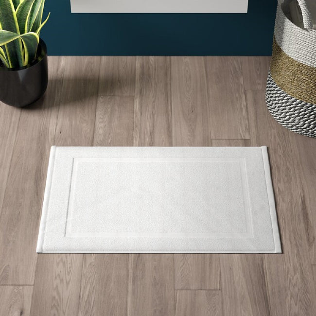 White - Back - Belledorm Hotel Madison Bath Mat