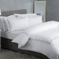 Gray - Front - Belledorm Annaya Duvet Set