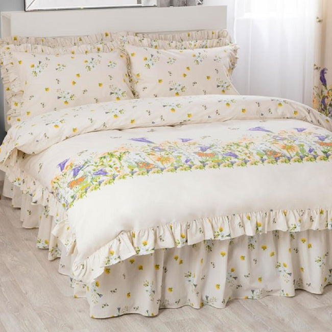 Ivory - Side - Belledorm Bluebell Meadow Duvet