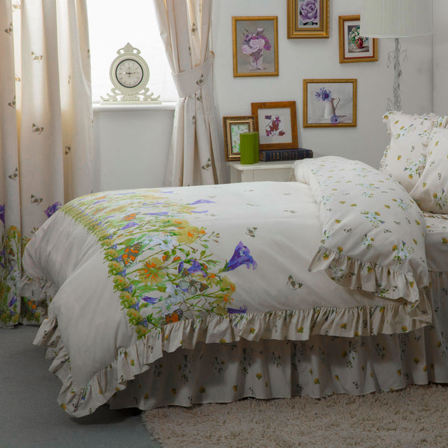 Ivory - Front - Belledorm Bluebell Meadow Duvet