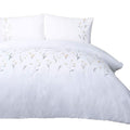 White-Saffron - Front - Belledorm Imogen Duvet Set