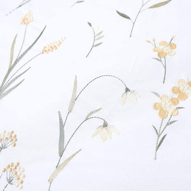 White-Saffron - Back - Belledorm Imogen Duvet Set