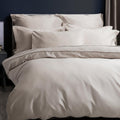 Oyster - Back - Belledorm Pima Cotton 450 Thread Count Duvet