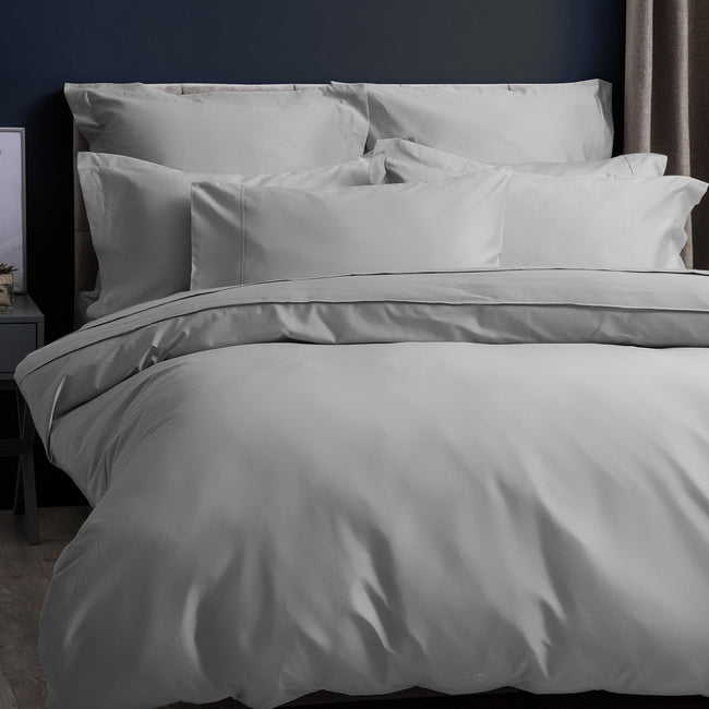 Platinum - Back - Belledorm Pima Cotton 450 Thread Count Duvet