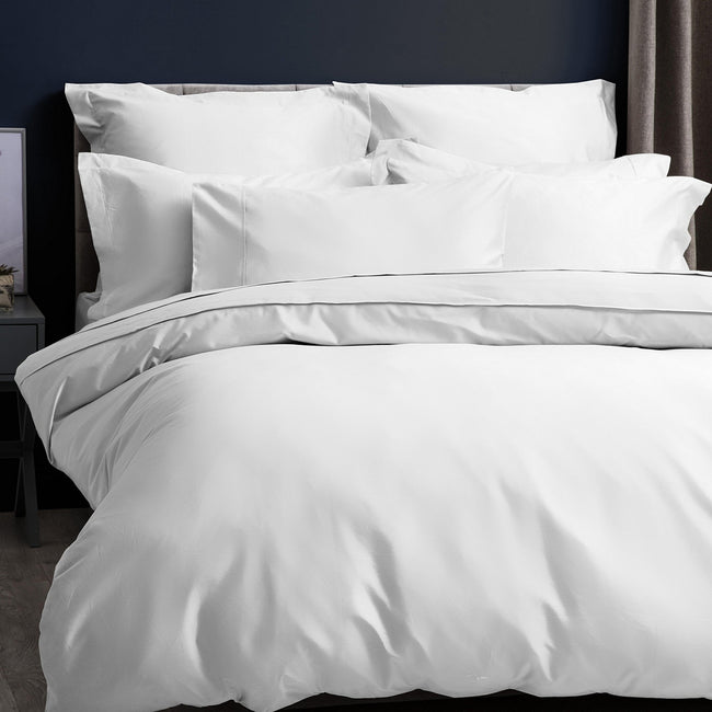White - Back - Belledorm Pima Cotton 450 Thread Count Duvet