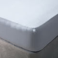 Blue - Back - Belledorm Brushed Cotton Fitted Sheet