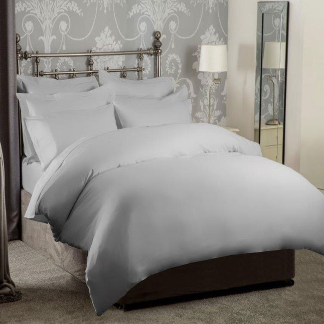 Silver - Front - Belledorm 1200TC Cotton Duvet Cover