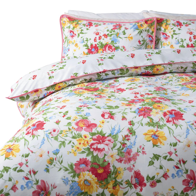 Multicolored - Back - Belledorm Mia Twin Duvet Cover Set