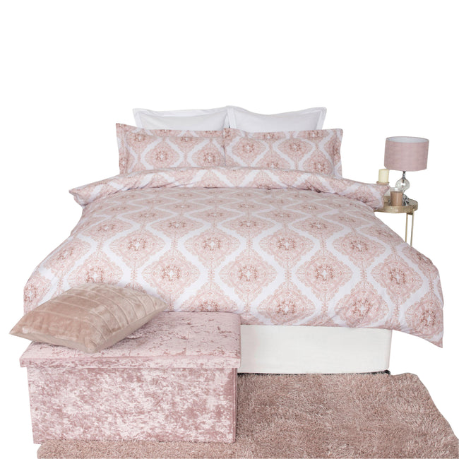 Blush - Front - Belledorm Ava Duvet Set