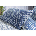 Navy-Ivory - Pack Shot - Belledorm Atlanta Duvet Set
