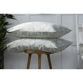 Thyme Green-Ivory - Side - Belledorm Georgia Geometric Duvet Set