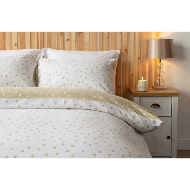 Cream-White - Pack Shot - Belledorm Snowfall Duvet Set