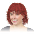 Red - Back - Bristol Novelty Unisex Tinsel Wig