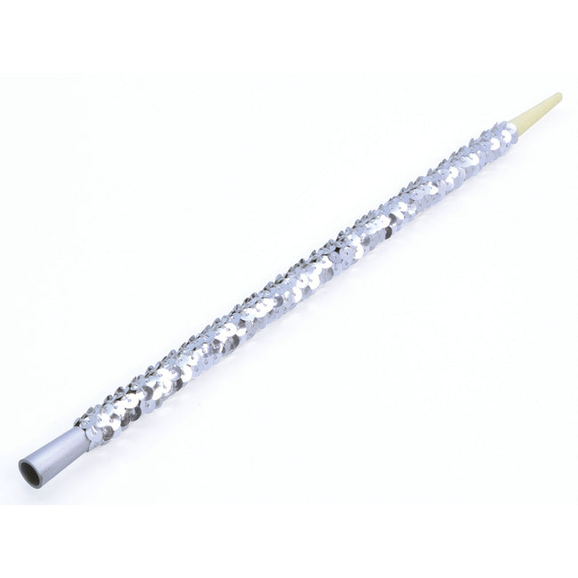 Silver - Front - Bristol Novelty Sequin Cigarette Holder