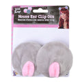 Gray-Pink - Front - Bristol Novelty Unisex Mouse Ear Clip Ons