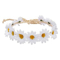 White - Front - Bristol Novelty Daisy Headband