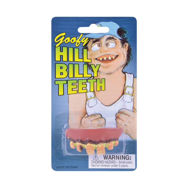 Red - Back - Bristol Novelty Goofy Fake Teeth
