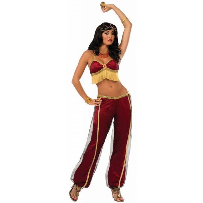 Red - Front - Bristol Novelty Womens-Ladies Ruby Dancer Costume