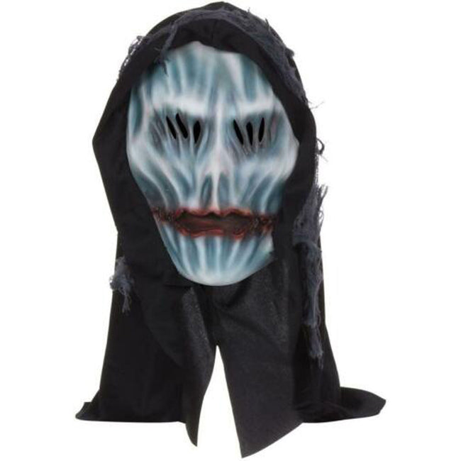 Black-Gray - Front - Bristol Novelty Ghost Mask
