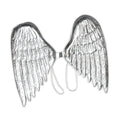 Silver - Front - Bristol Novelty Silver Angel Wings