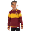 Varsity Red-Yellow - Front - Harry Potter Childrens-Kids Gryffindor Varsity Sweater
