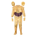 Gold - Front - Star Wars Mens C-3PO Costume
